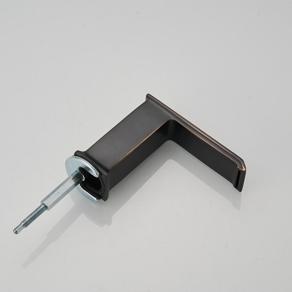Oil Rubbed Bronze 8-Inch Widespread Waterfall Bathroom Faucet