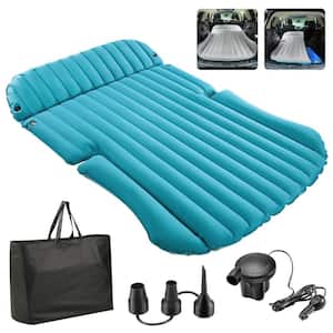 Double Side Waterproof SUV Air Mattress, Air Bed for Indoor Outdoor Camp (Blue Grey)