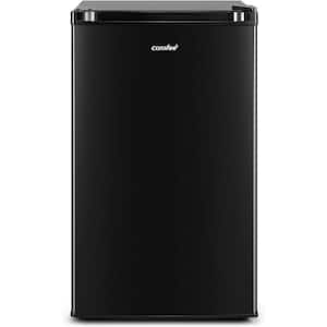 19.7 in. 4.4 cu. ft. Mini Refrigerator in Black with Freezerless Design Energy Star Adjustable Legs