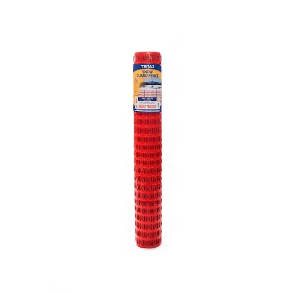 Tenax 4 ft. x 100 ft. Snow Guard Fence and Warning Barrier