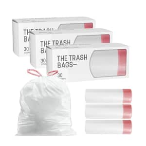 1.6 Gal. Kitchen Trash Bags with Drawstring (90-Count)