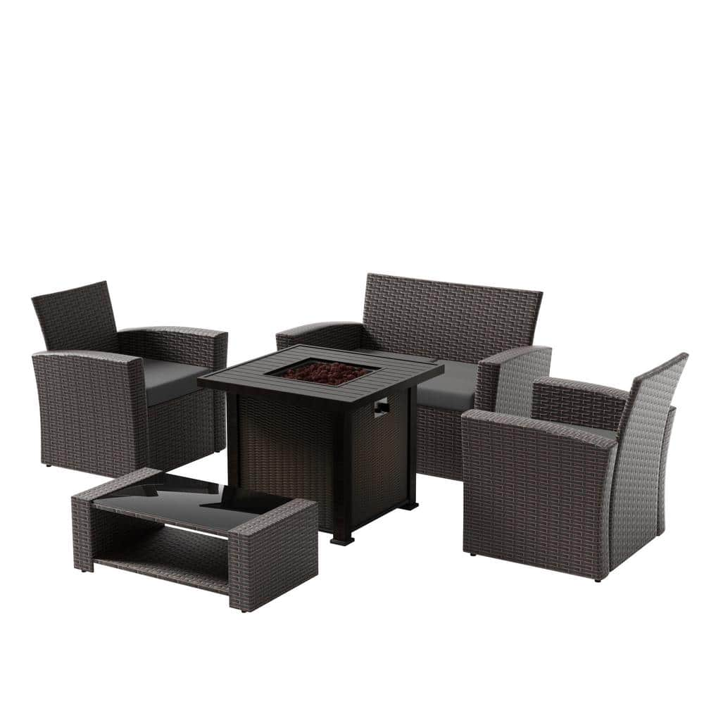 valencia eucalyptus patio deep seating set