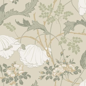 Gwendolyn Linen And Sage Wallpaper