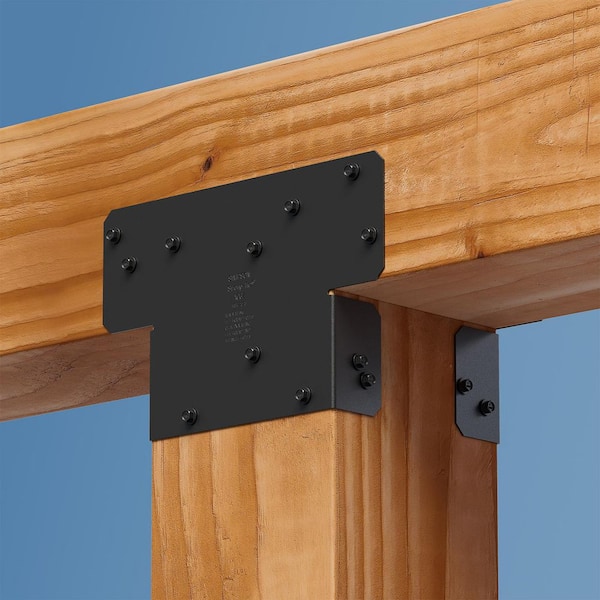 Simpson Strong-Tie Outdoor Accents ACPC ZMAX, Black Powder-Coated