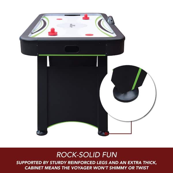 Hathaway Silverstreak 6 ft. Air Hockey Game Table for Family Game Rooms  with Electronic Scoring BG1029H - The Home Depot