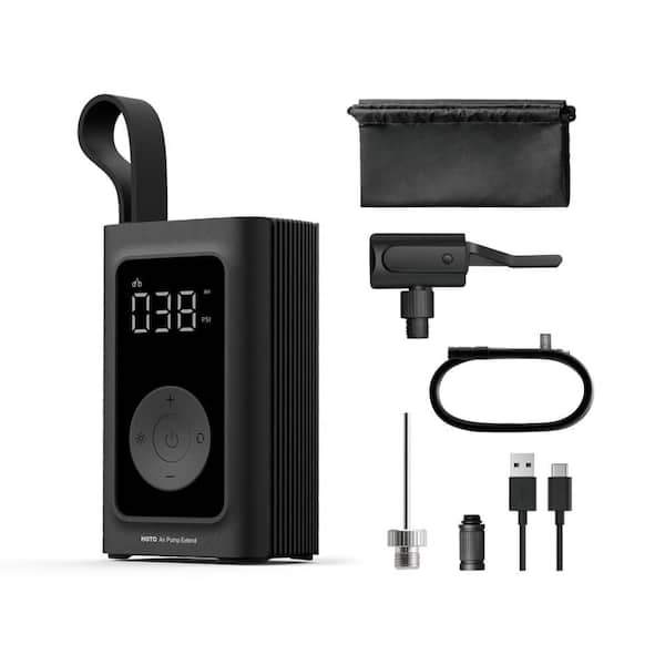 Air Pump Extend Portable Cordless Electric Tire Inflator with Digital Display for Car Tire Bicycle Motorcycle Ball