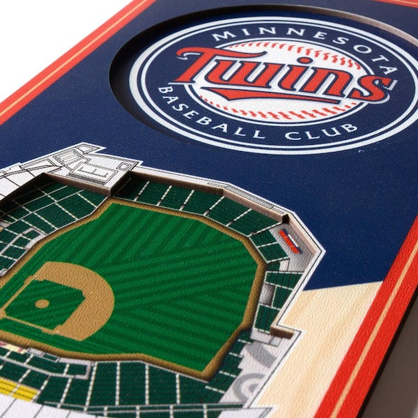 YouTheFan MLB Minnesota Twins 6 in. x 19 in. 3D Stadium Banner-Target Field  0953753 - The Home Depot