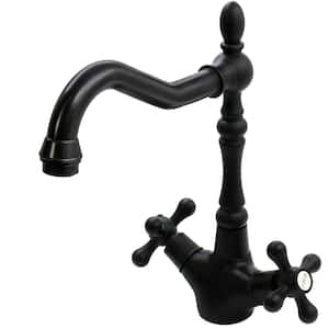 Kay Duhbul Double Handle Swivel Bar Faucet in Matte Black