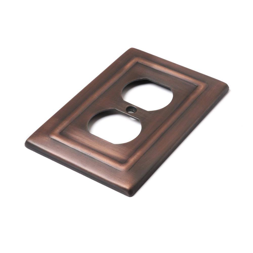 Antique Copper Single Toggle Switch Plate Cover