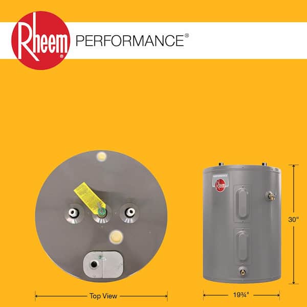 Performance 28 Gal. Short 4500-Watt Double Element Electric Water Heater with 6-Year Warranty