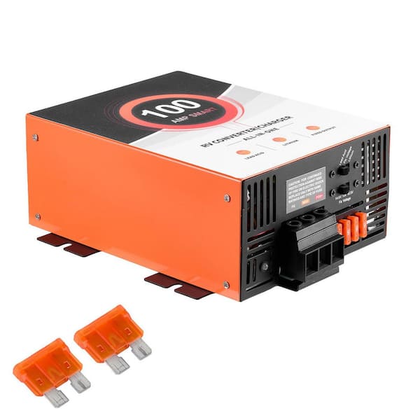 RV Power Converter 100A, 110V AC to 12V DC Smart Charger, 13-16. 5V Range, for Lithium and Lead-Acid RV Camper Battery