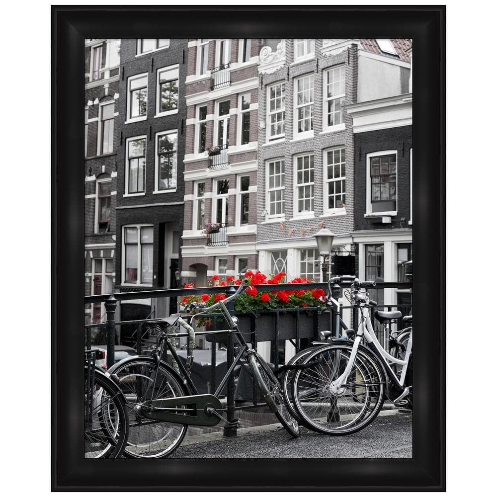 Amanti Art Grand Black Narrow Picture Frame Opening Size 22 x 28 in.  A38867345717 - The Home Depot