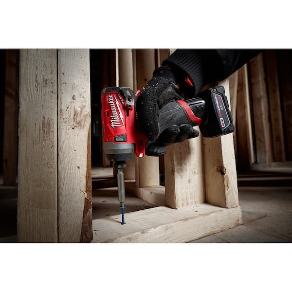 Milwaukee - M12 FUEL 12V Lithium-Ion Brushless Cordless 1/4 in. Hex Impact Driver Kit with One 2.0 Ah Battery, Charger and Bag