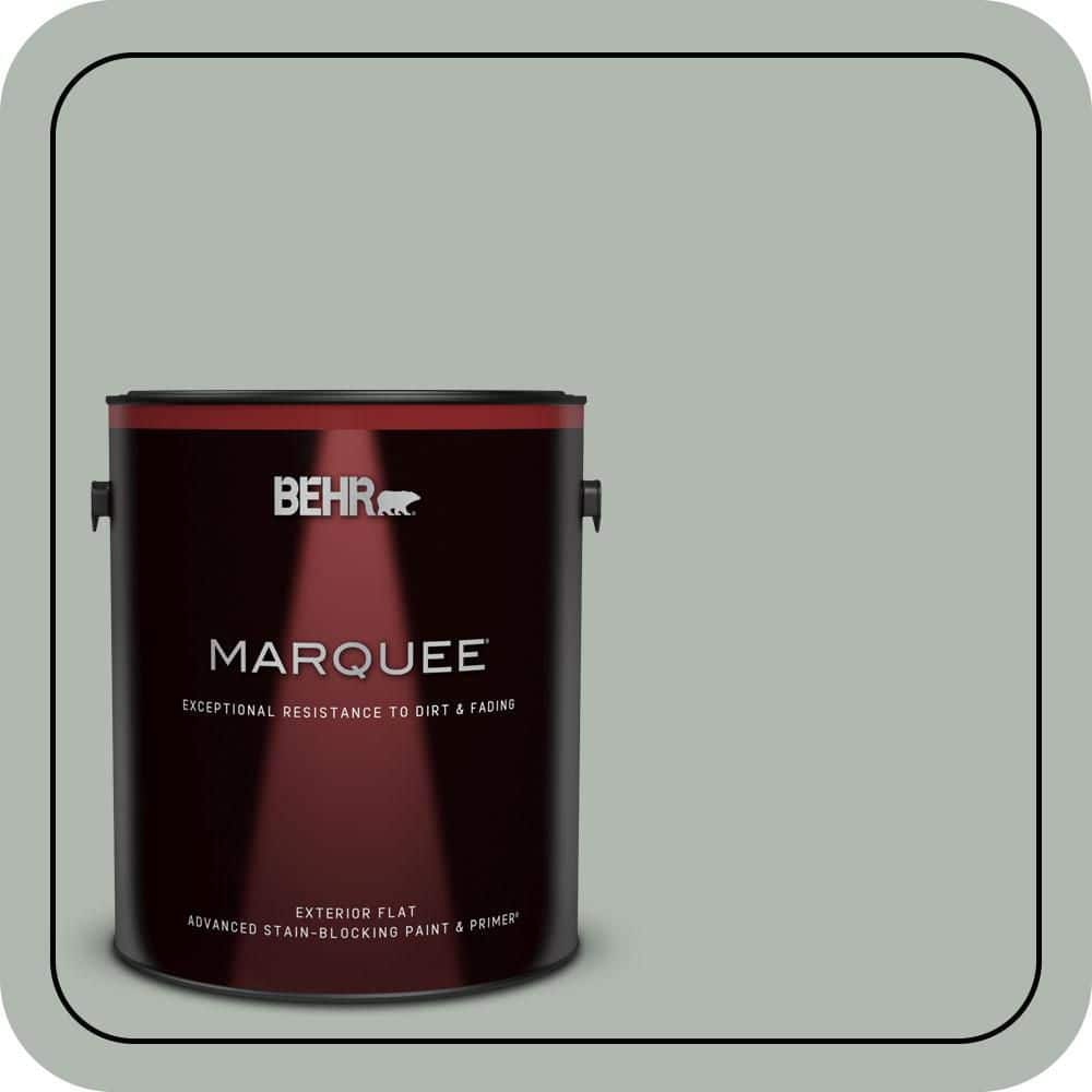 BEHR MARQUEE 1 gal. #PPU12-14 Verdigris Flat Exterior Paint
