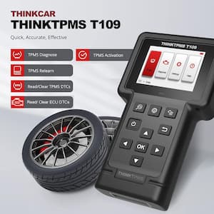 TPMS OBD2 Scanner Car Code Reader Tire Pressure Sensor Relearn Diagnostic Tool THINKTPMS T109