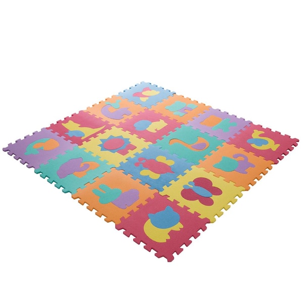 24 Large Soft Foam EVA Kids Floor Mat Jigsaw Tiles Interlocking Garden Play X 