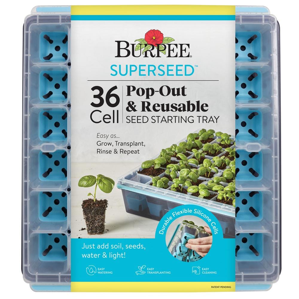 Burpee SuperSeed Seed Starting Tray 36-Cell Kit