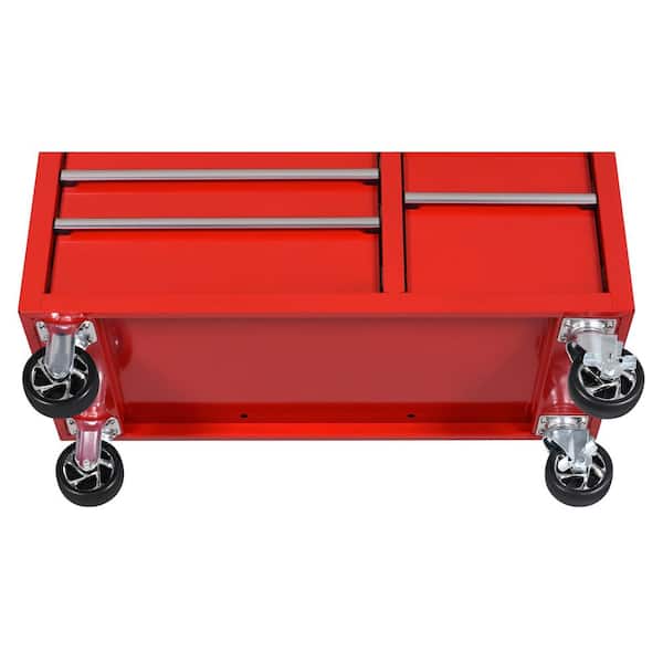 Husky Standard Duty 42 in. x 18 in. D 12-Drawer Red Rolling Tool