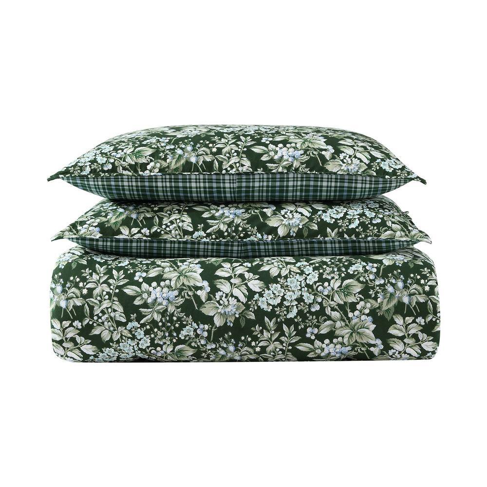 Full White Cotton Reversible 7-Piece Bedding Set