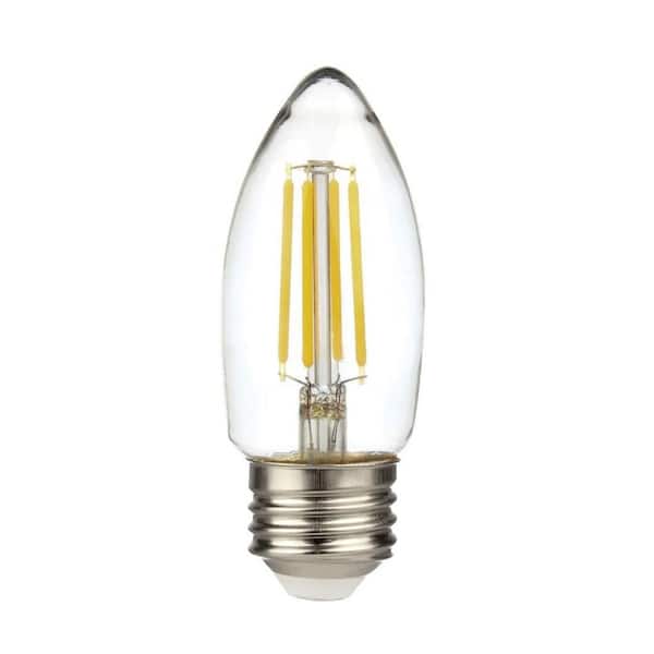Cree 75-Watt Equivalent B11 Candelabra E26 LED Post Light Bulb High Brightness Dimmable Daylight (5000K) (1-Bulb)