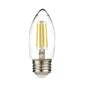 75-Watt Equivalent B11 Candelabra E26 LED Post Light Bulb High Brightness Dimmable Daylight (5000K) (1-Bulb)