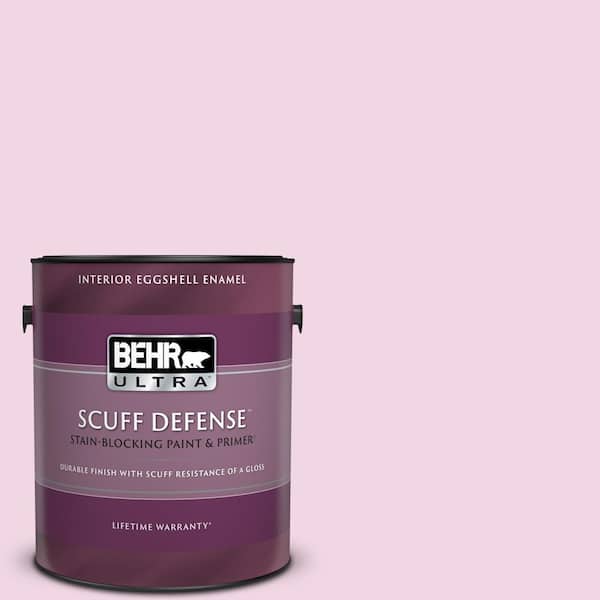 BEHR ULTRA 1 gal. #680A-1 Candy Tuft Extra Durable Eggshell Enamel Interior Paint & Primer