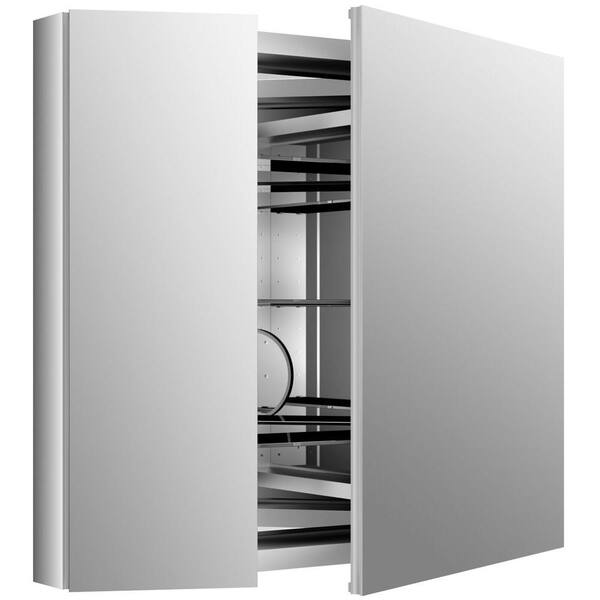 Kohler Verdera 34 In W X 30 H Recessed Medicine Cabinet Anodized Aluminum K 99009 Na Kohler Verdera 34 In W X 30 H, Kohler Recessed Medicine Cabinet Home Depot