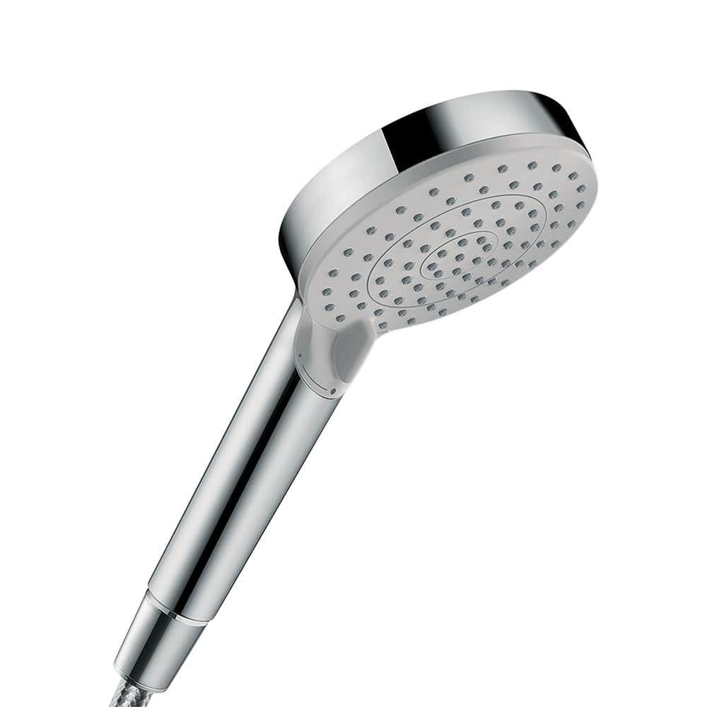 Chrome 4-Inch Handheld Rain Shower Head with Filter