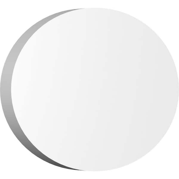 Ekena Millwork 8-in W x 5-1/4-in H x-1/2-in P Standard Dalton Rosette with Square Edge (4-Pack)