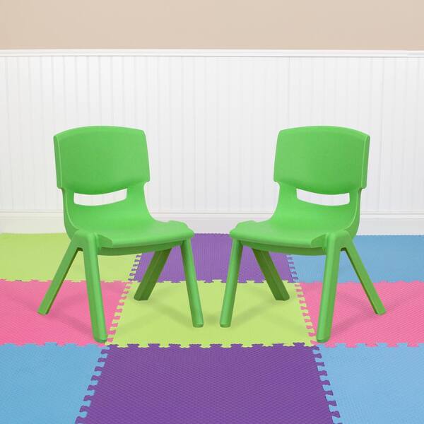 椅子 IDEE LANGUE STACKING CHAIR Green Amazon.com: Flash Furniture Green Plastic Stackable School