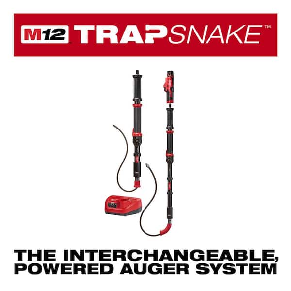 Milwaukee Trap Snake Toilet Auger Plumbing Drain Snake 49162576 The