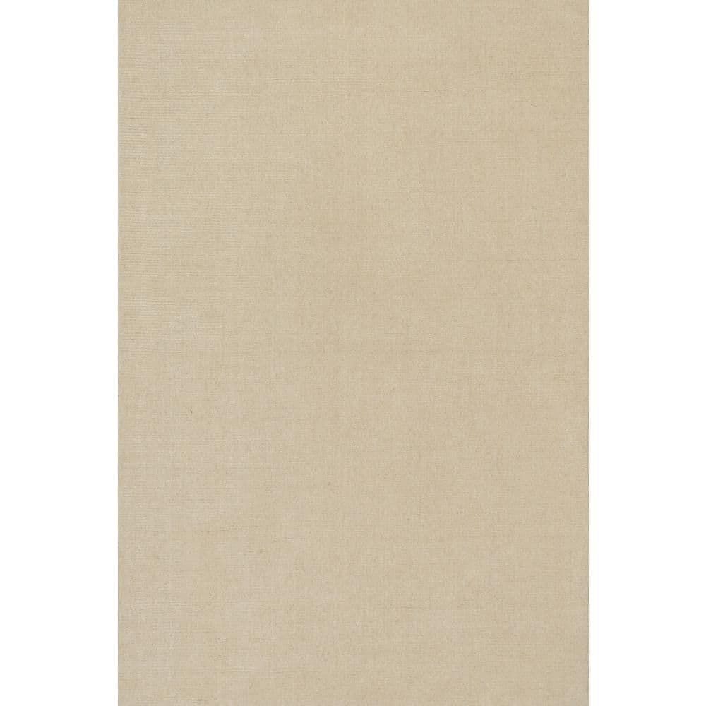 Nate Berkus x Rugs Crosby Solid Wool Cozy Cream 3 ft. x 5 ft. Indoor Area Rug price history on PriceWatchPro