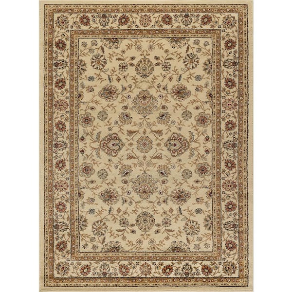 Traditional 5x7 Area Rugs for Living Room, Bedroom Rug, Dining Room Rug, Indoor Entry or Entryway Rug, Kitchen Rug