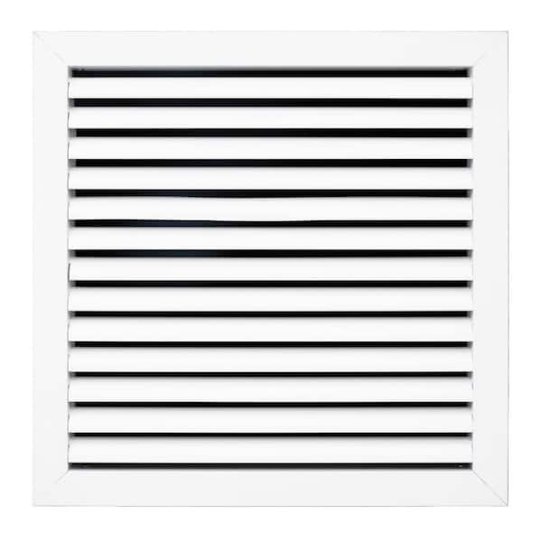 14 in. x 14 in. Aluminum Return Air Grille in White
