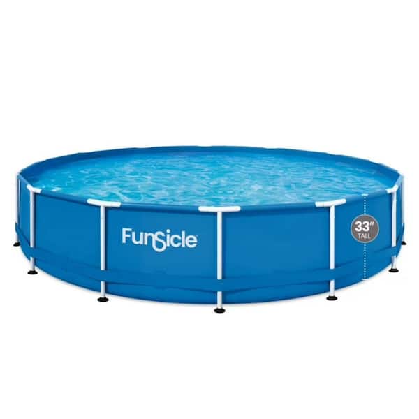 14 ft. x 14 ft. Round 33 in. Deep Metal Frame Pool Set
