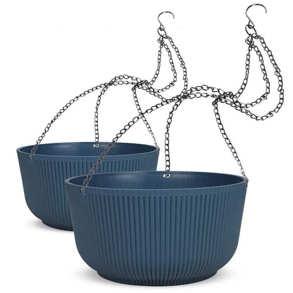 indoor outdoor plant stand Hangapot Space Saving 5' Plant Stand on Wheels - Handcrafted Douglas Fir/  16 Clay Pot Hangers