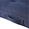 Greendale Home Fashions Jumbo Black Square Tufted Reversible 40 in. x 40  in. Floor Pillow FP5190L-BLACK - The Home Depot