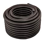 3/4" X 10 Feet Black Split Wire Loom Tubing - Corrugated Flex Conduit, Open Box