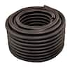 HYDROMAXX 1 In. Dia X 100 Ft. Black Flexible Corrugated Polyethylene ...