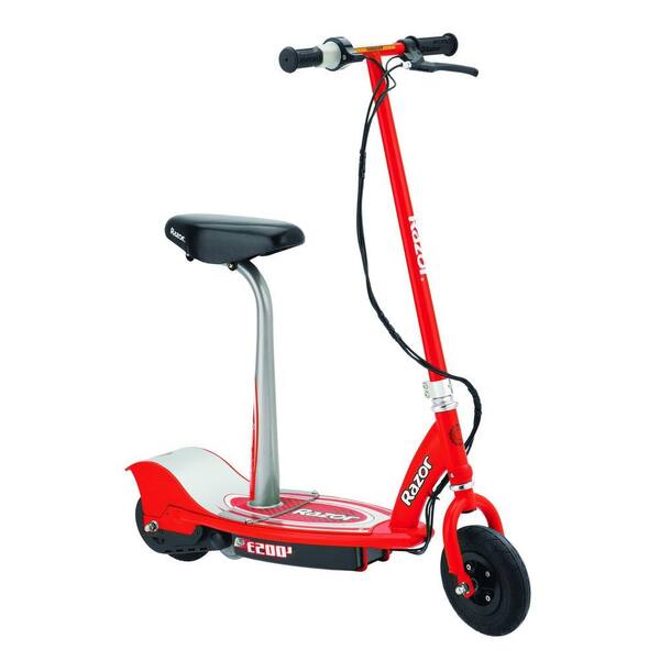 Razor E200S Seated Electric Scooter in Red
