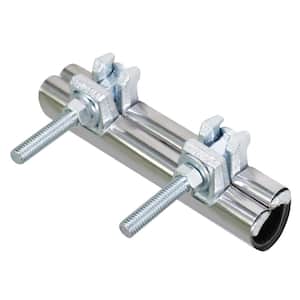 1/2 in. x 6 in. Long 2-Bolt IPS Pipe Repair Clamp, Stainless Steel