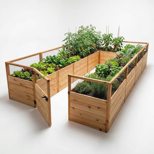 Outdoor Living Today 8 ft. x 12 ft. Garden in a Box RB812 - The