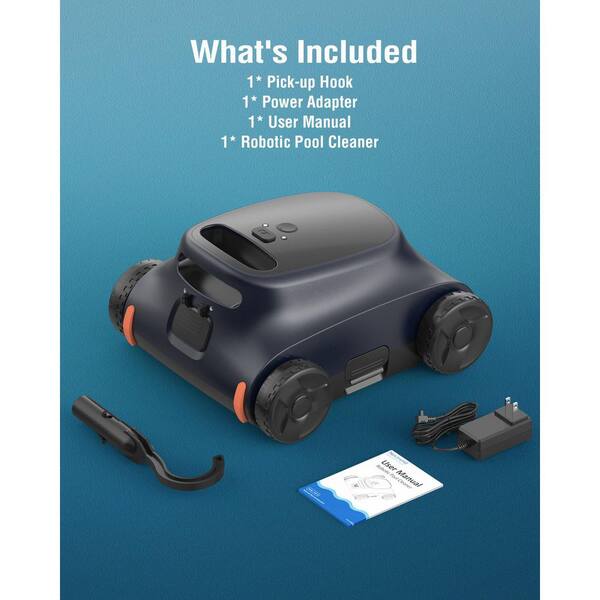COOLSHARK Robotic Pool Cleaner,Pool Vacuum for Above Ground