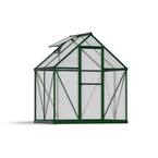 Mythos 6 ft. x 4 ft. Green/Clear DIY Greenhouse Kit