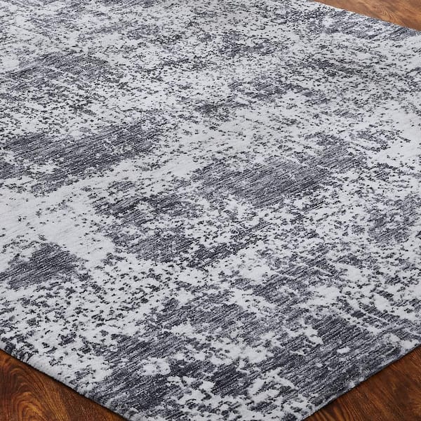 Space Grey 2 ft. x 3 ft. Area Rug