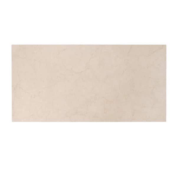 Regalia 24x48 in. Crema Beige Matte Porcelain Marble-look Vein Large Tile (15.5 sq ft/case, 2-Pack)