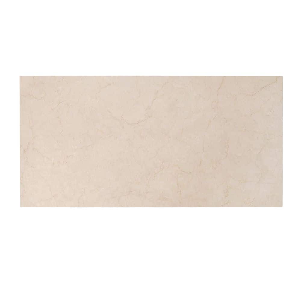 Regalia 4 x 5 in. Crema Beige Matte Porcelain Marble-look Vein Large Tile Sample price history on PriceWatchPro