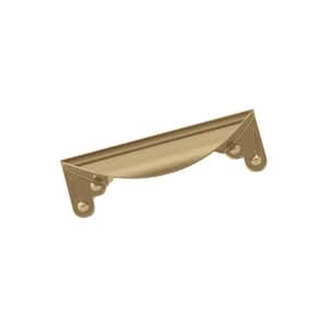Inspirations 3 in. (76 mm) Champagne Bronze Cabinet Cup Pull