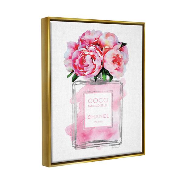 Peony Flower in Glass Bottle - Paint by Numbers Home