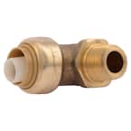 1/2 in. Push-to-Connect x 3/8 in. MIP Brass 90-Degree Dishwasher Elbow Fitting